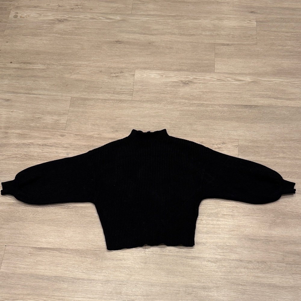 Line & Dot Black Sweater